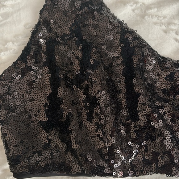Sequined Bra Top, Black, XL, Tags still on - Picture 2 of 4